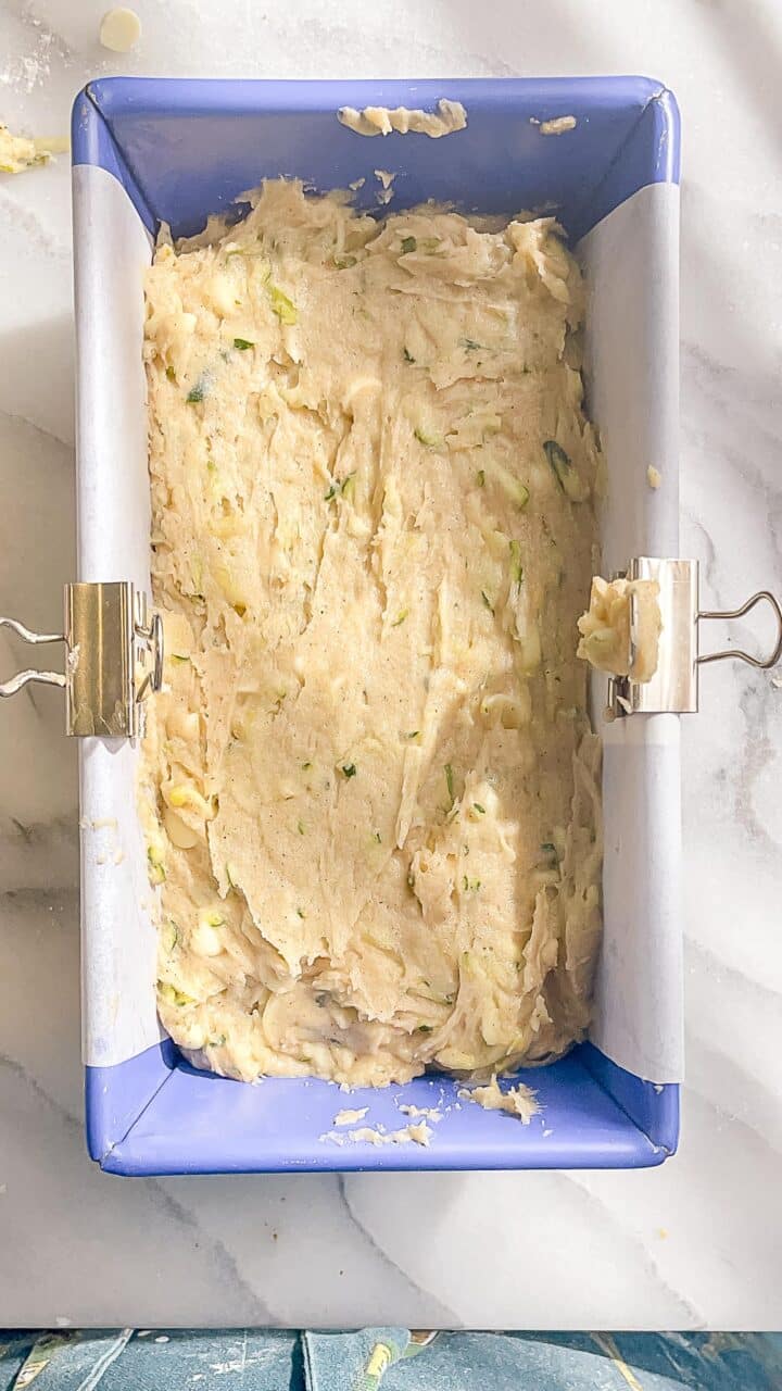 pouring-zucchini-bread-batter-loaf-pan