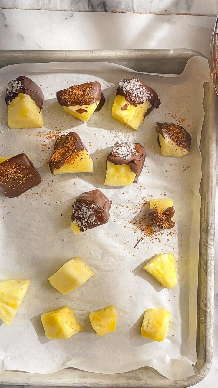 dipping-pineapple-in-chocolate