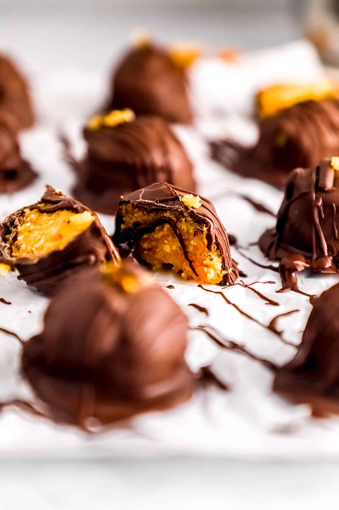 Apricot Truffles Recipe with Chocolate