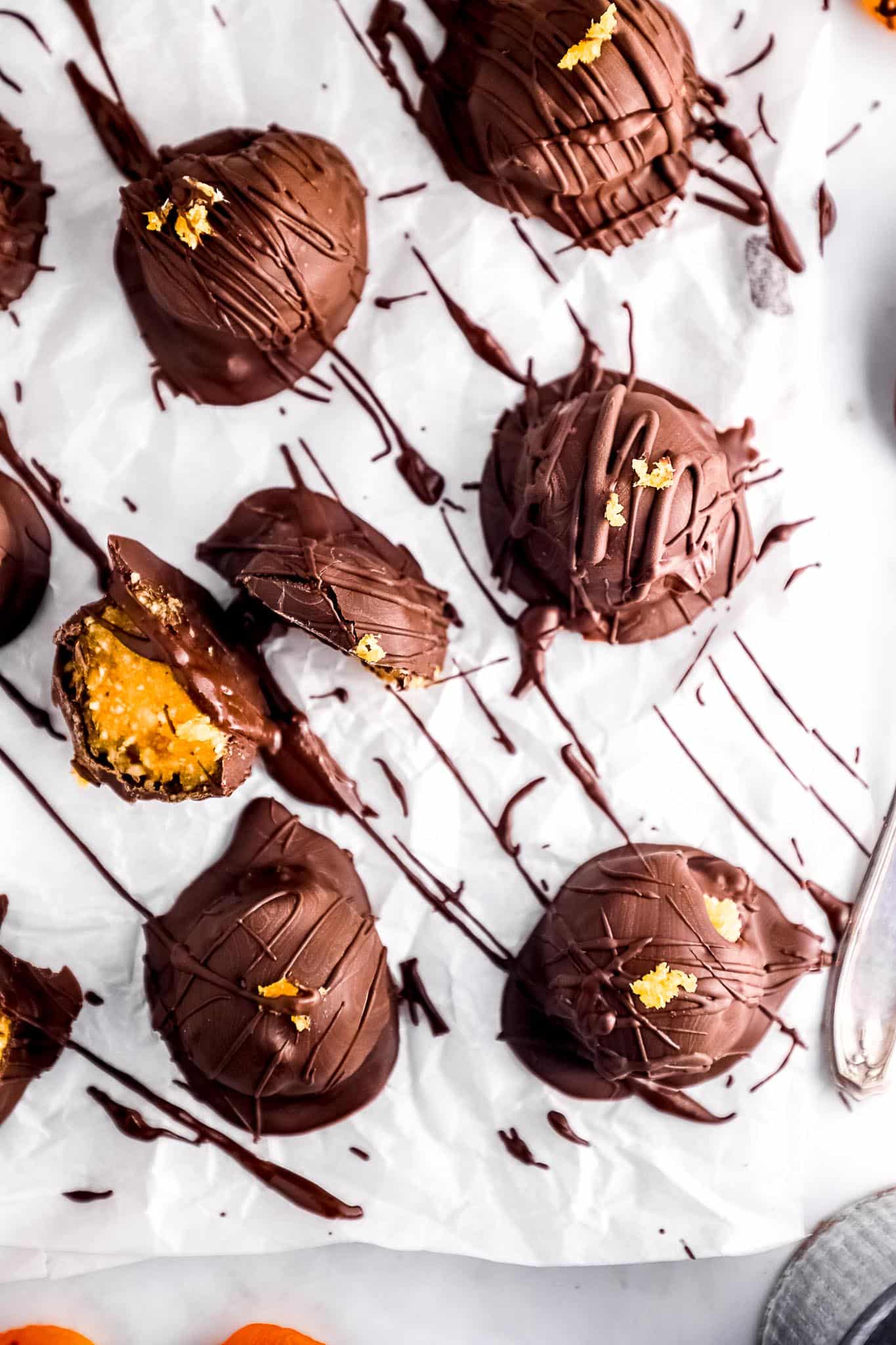 Apricot Truffles Recipe with Chocolate