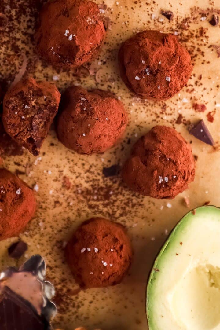 Chocolate-avocado-truffles,-a-vegan-and-gluten-free-dessert-option-that-is-also-packed-with-nutrients