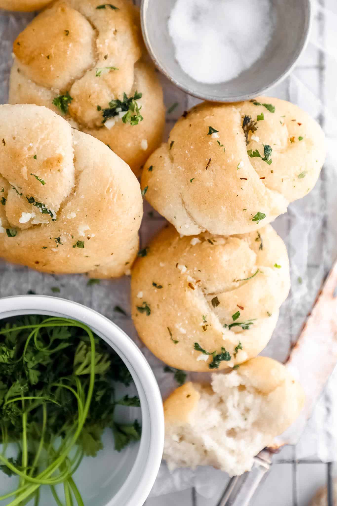 Traditional Gluten Free Garlic Knots Recipe