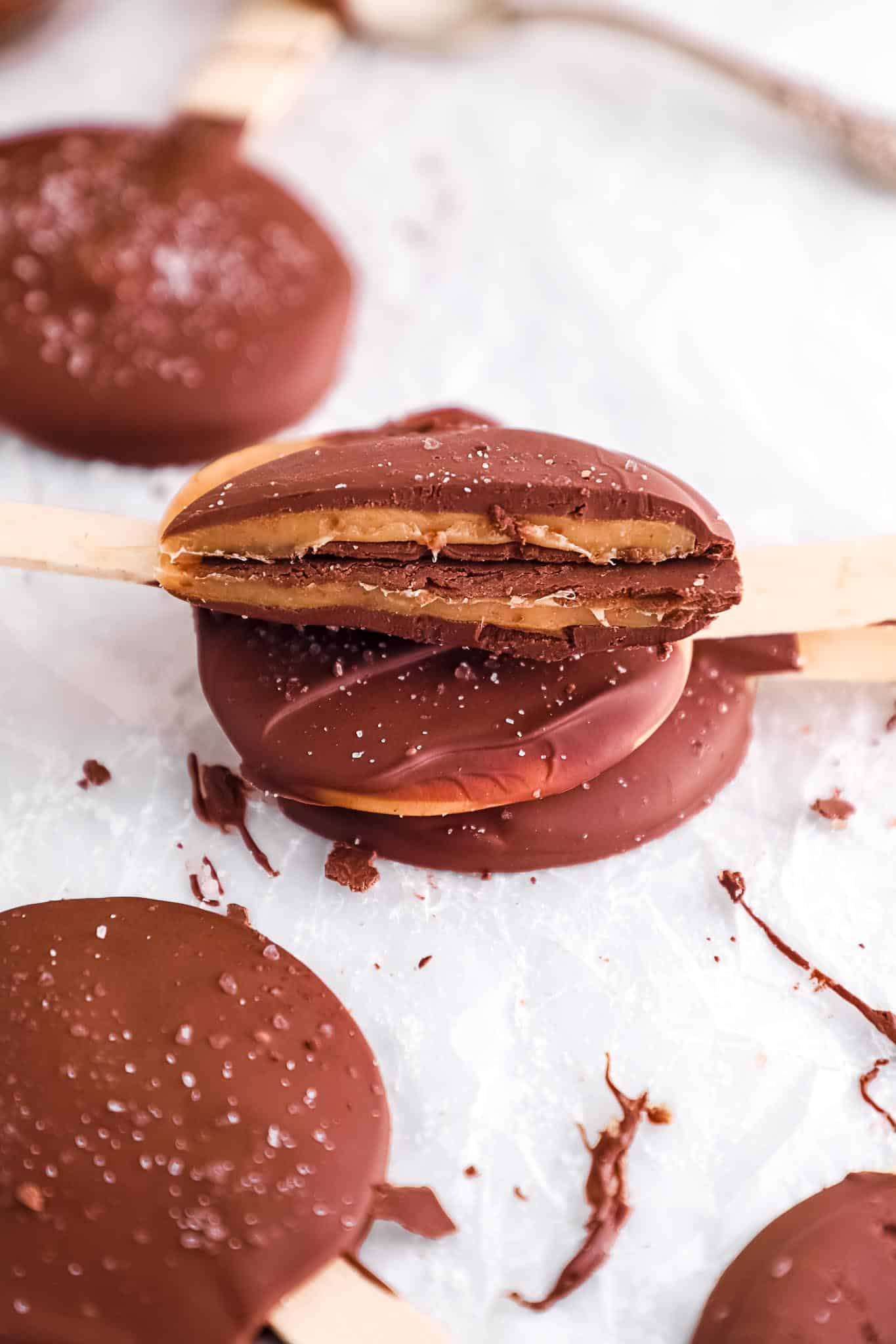Salted caramel lollipops by I Want Candy! main image 1