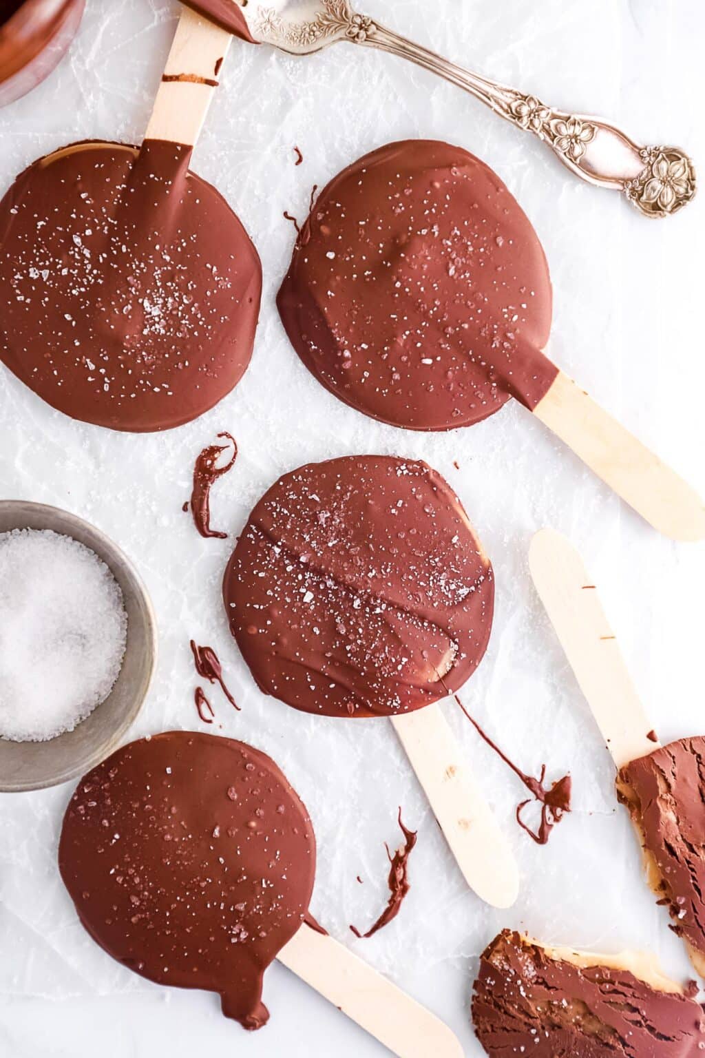 Salted caramel lollipops by I Want Candy! main image 0