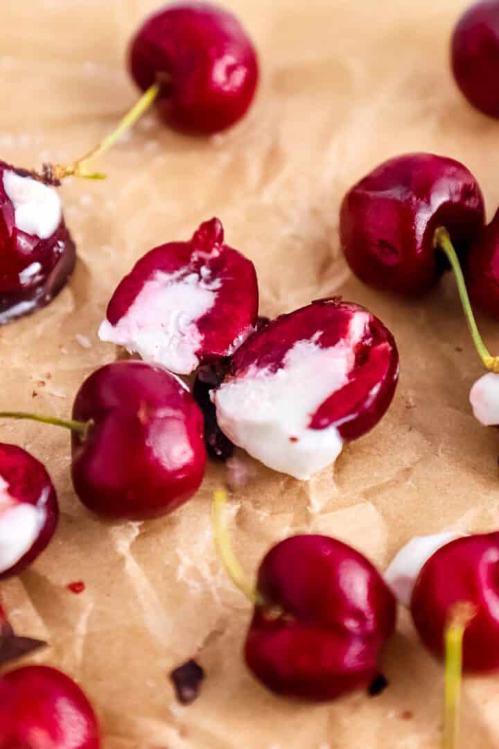 greek-yogurt-piped-into-cherries