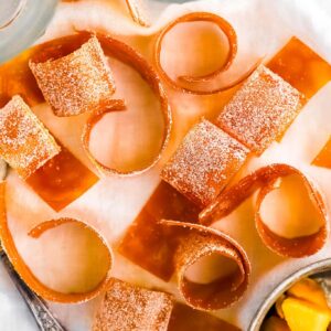 tangy-citric-acid-coated-mango-leather-strips-closeup