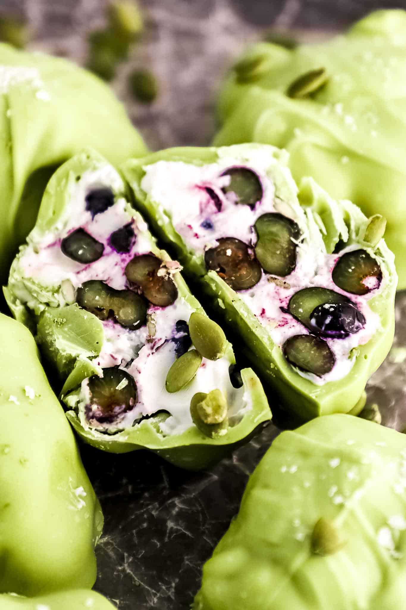 matcha-white-chocolate-dipped-yogurt-bites