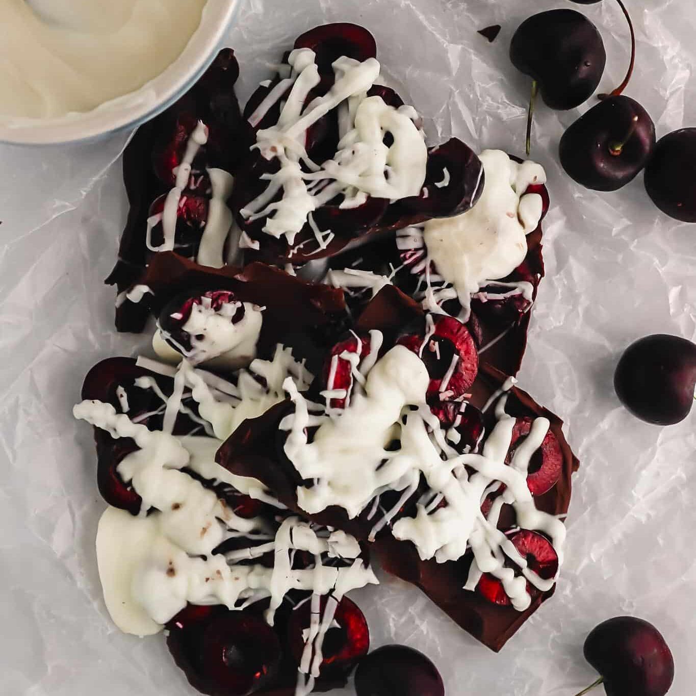 Dark Chocolate Cherry Bark Recipe - Easy & Delicious