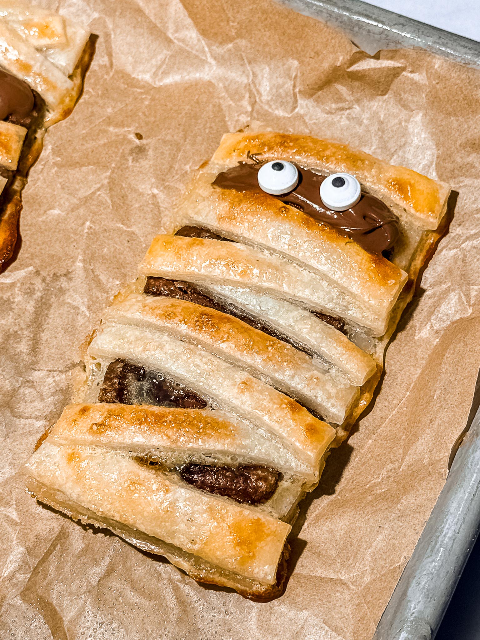 nutella-filled-mummy-pastry-flaky-layers