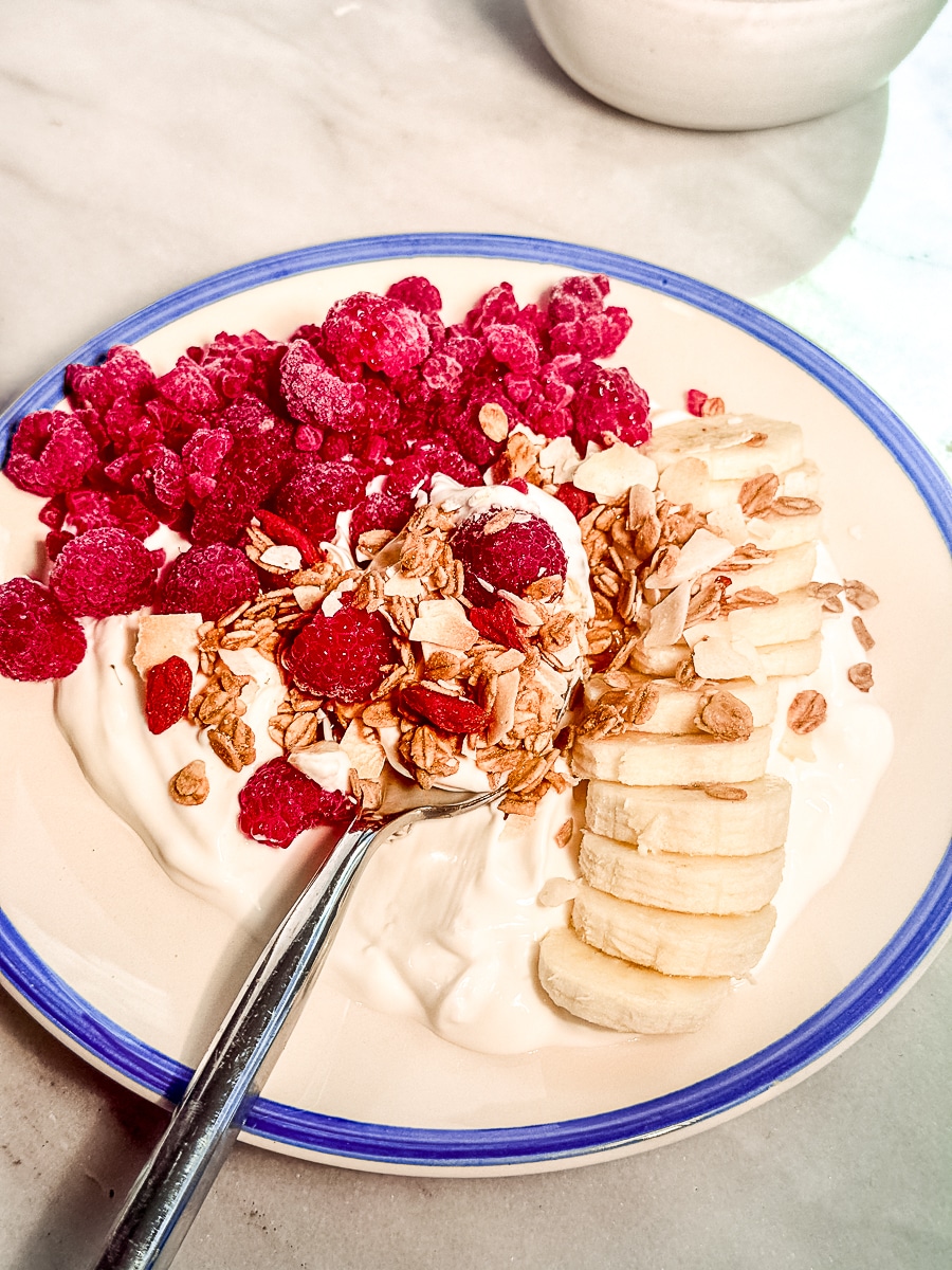 gluten-free-protein-granola-yogurt-breakfast-bowl